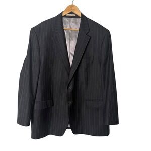 Peerless Couture Vitale Barberis Canonico Blazer Pinstripe Super 110s Mens‎ 50R